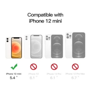 iPhone 12 Mini Back Case – Clear, MagSafe