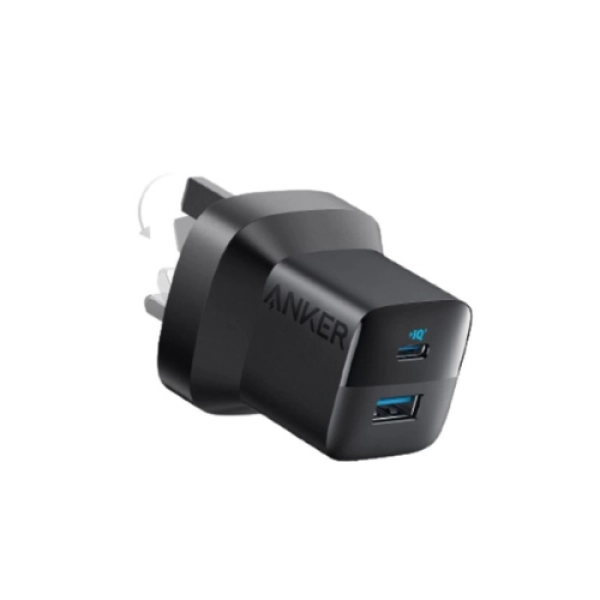 Anker 323 Mobile Charger | 33W | PD | USB-C to USB-C - Black - Image 2
