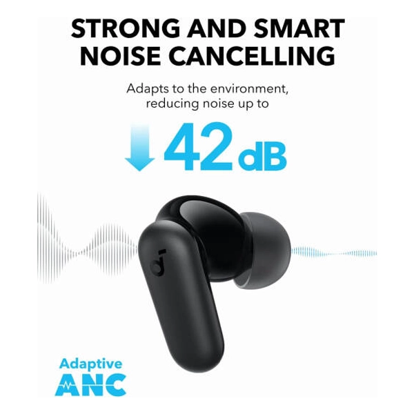 Anker Soundcore R50i ANC True Wireless Earbuds - Black - Image 3