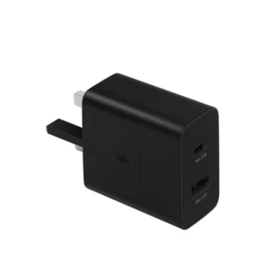 Samsung Super Fast 35W Dual Port USB-C & USB-A Mobile Charger - Black