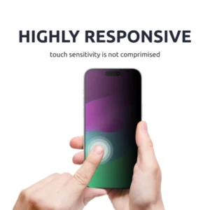 iPhone 15 Pro Privacy Screen Protector-Anti-spy Tempered-Glass Privacy Screen Protector