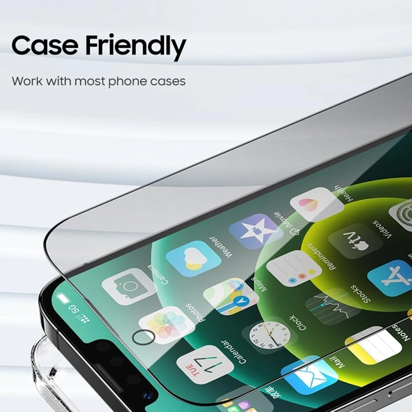 iPhone 13 Pro Privacy Screen Protector-Anti-spy Tempered-Glass Privacy Screen Protector - Image 4