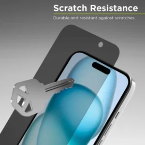 iPhone 15 Plus Privacy Screen Protector-Anti-spy Tempered-Glass Privacy Screen Protector