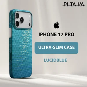 PITAKA ULTRA-SLIM CASE FOR IPHONE 17 PRO-LUCIDBLUE