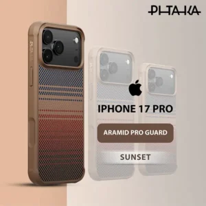 PITAKA ARAMID PRO GUARD CASE FOR IPHONE 17 PRO-SUNSET