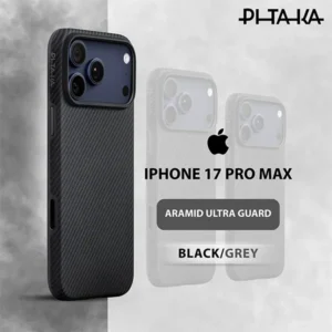 Pitaka Aramid Ultra Guard Case for iPhone 17 Pro Max Black Grey