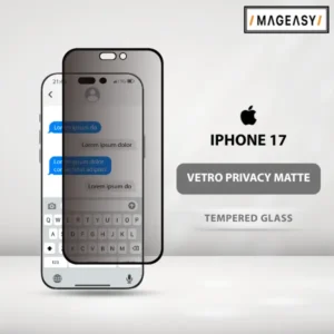 MAGEASY VETRO PRIVACY MATTE TEMPERED GLASS SCREEN PROTECTOR FOR IPHONE 17