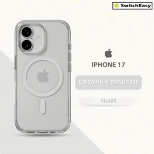 SWITCHEASY LENSTAND M WITH STAND CASE FOR IPHONE 17-SILVER