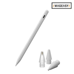MAGEASY INSTINCT IPAD STYLUS PENCIL- 4 MULTI-PURPOSE TIPS-WHITE