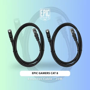 EPIC GAMERS CAT 8 ETHERNET CABLE 20M - LAN CABLE