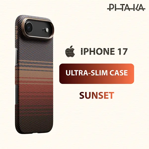 PITAKA ULTRA-SLIM CASE FOR IPHONE 17 AIR-SUNSET