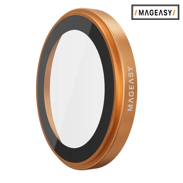 MAGEASY LENZ SAPPHIRE CAMERA LENS PROTECTOR FOR IPHONE 17 PRO/PRO MAX-CORAL - Image 3