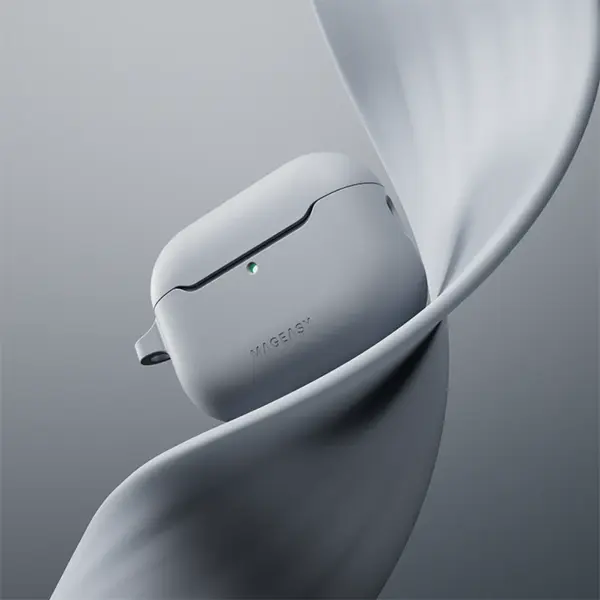 MAGEASY SKIN CASE FOR AIRPODS PRO 3-MIST GRAY - Image 3