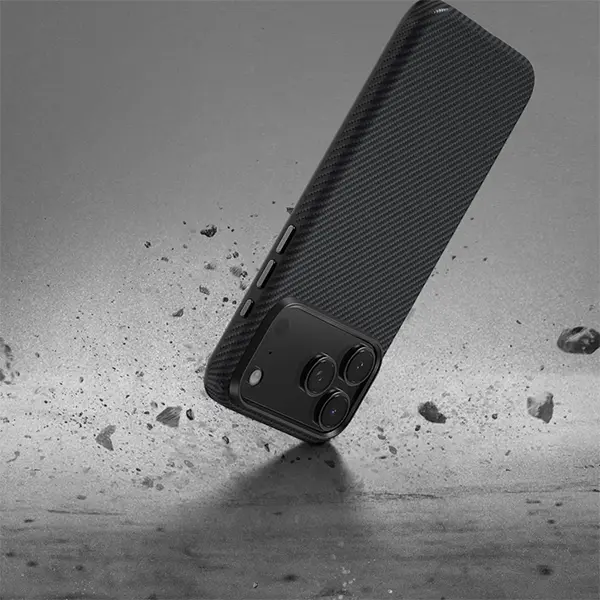 PITAKA ARAMID PRO GUARD CASE FOR IPHONE 17 PRO MAX-BLACK/GREY - Image 2