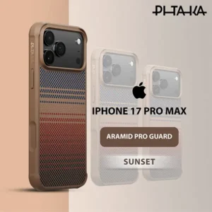 PITAKA ARAMID PRO GUARD CASE FOR IPHONE 17 PRO MAX-SUNSET