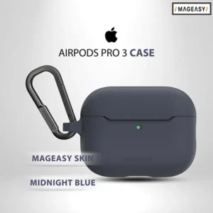 MAGEASY SKIN CASE FOR AIRPODS PRO 3-MIDNIGHT BLUE