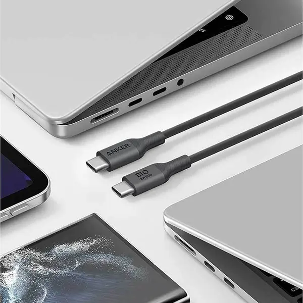 Anker 542 USB-C to USB-C Cable 6ft Bio-Based Black - Image 2