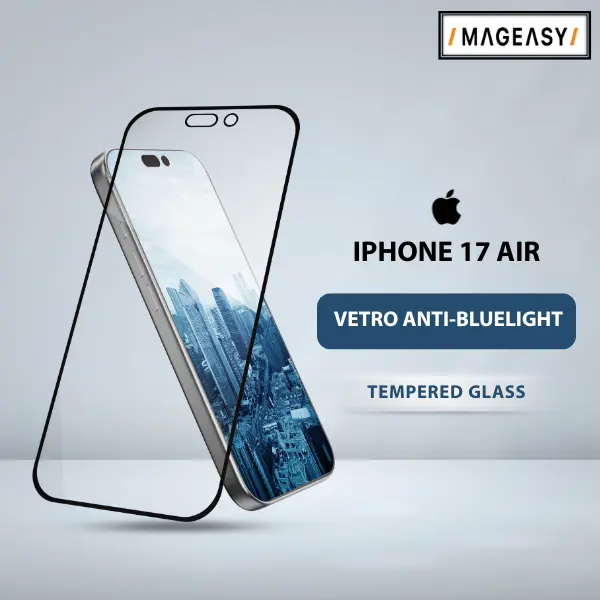 MAGEASY VETRO BLUELIGHT ANTI-BLUELIGHT TEMPERED GLASS SCREEN PROTECTOR FOR IPHONE 17 AIR