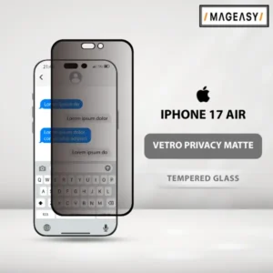MAGEASY VETRO PRIVACY MATTE TEMPERED GLASS SCREEN WITH FOR IPHONE 17 AIR
