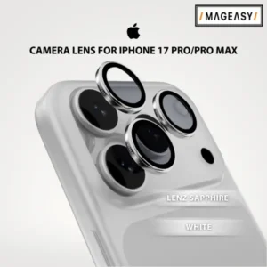 MAGEASY LENZ SAPPHIRE CAMERA LENS PROTECTOR FOR IPHONE 17 PRO/PRO MAX-WHITE