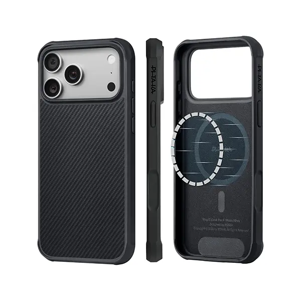 PITAKA ARAMID PRO GUARD CASE FOR IPHONE 17 PRO MAX-BLACK/GREY - Image 4