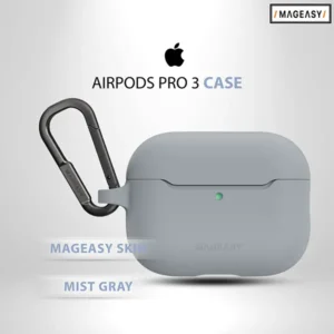 MAGEASY SKIN CASE FOR AIRPODS PRO 3-MIST GRAY