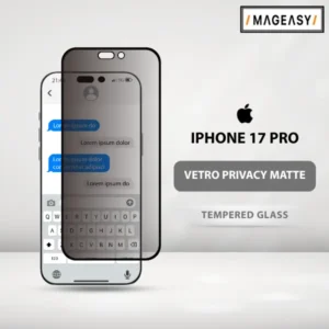 MAGEASY VETRO PRIVACY MATTE TEMPERED GLASS SCREEN WITH FOR IPHONE 17 PRO