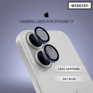 MAGEASY LENZ SAPPHIRE CAMERA LENS PROTECTOR FOR IPHONE 17-SKY BLUE