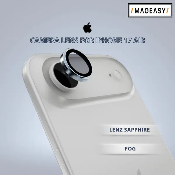 MAGEASY LENZ SAPPHIRE CAMERA LENS PROTECTOR FOR IPHONE 17 AIR-FOG