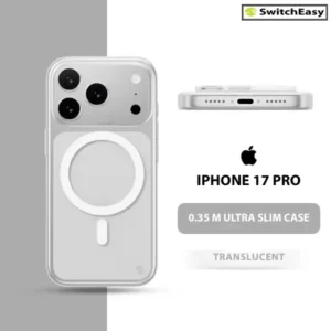 SWITCHEASY 0.35 M ULTRA SLIM CASE FOR IPHONE 17 PRO-TRANSLUCENT