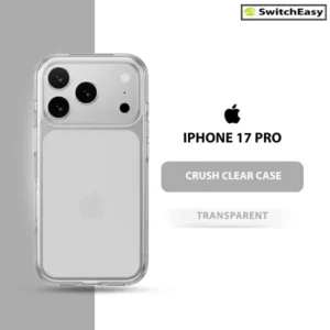SWITCHEASY CRUSH CLEAR CASE FOR IPHONE 17 PRO-TRANSPARENT