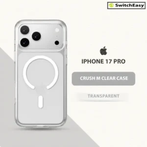 SWITCHEASY CRUSH M CLEAR CASE FOR IPHONE 17 PRO-TRANSPARENT