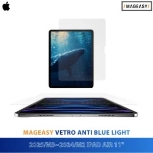 MAGEASY VETRO ANTI BLUE LIGHT FOR 2025/M3 2024/M2 IPAD AIR 11"