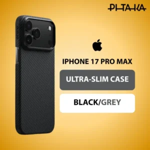 PITAKA ULTRA-SLIM CASE: IPHONE 17 PRO MAX-BLACK/GREY