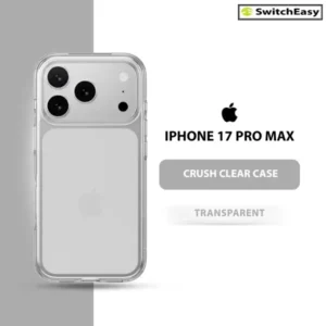 SWITCHEASY CRUSH CLEAR CASE FOR IPHONE 17 PRO MAX-TRANSPARENT