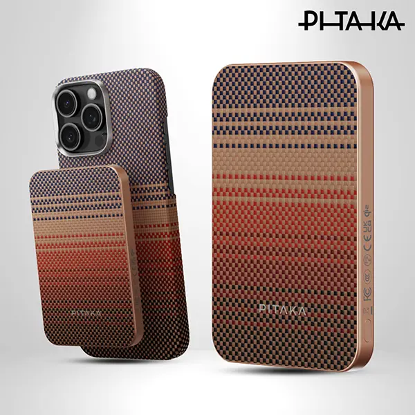 PITAKA ARAMID FIBER MAGNETIC POWER BANK QI2 5k Mah SUNSET - Image 2