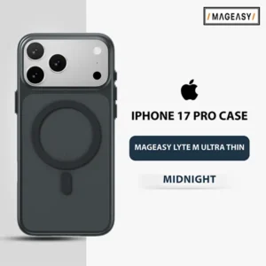 MAGEASY LYTE M ULTRA THIN .70MM CASE FOR IPHONE 17 PRO-MIDNIGHT