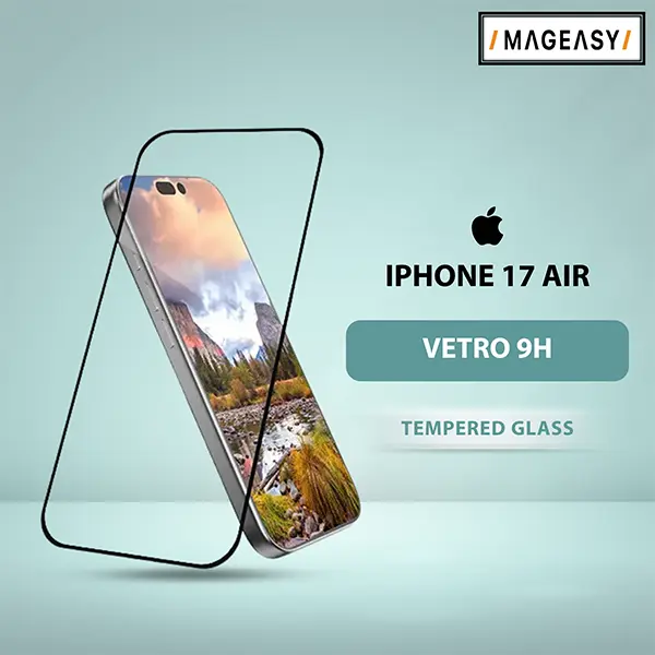 MAGEASY VETRO 9H TEMPERED GLASS SCREEN PROTECTOR FOR IPHONE 17 AIR
