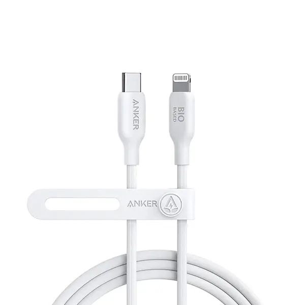 Anker 542 USB-C to Lightning Cable 6ft Bio-Based White