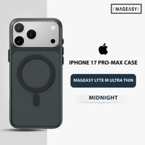 MAGEASY LYTE M ULTRA THIN .70MM CASE FOR IPHONE 17 PRO MAX-MIDNIGHT
