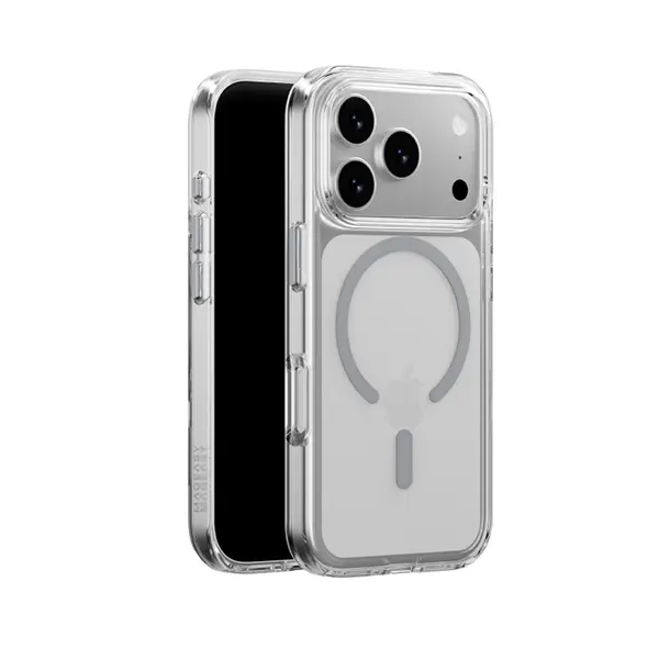 MAGEASY BRIGHT M CLEAR CASE FOR IPHONE 17 PRO-TRANSPARENT/ MIST RING - Image 5