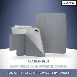 MAGEASY FACET FOLIO CASE W/PENCIL HOLDER FOR IPAD AIR 11"/22-20 AIR 10.9"/22-18 IPAD PRO 11-ALASKAN