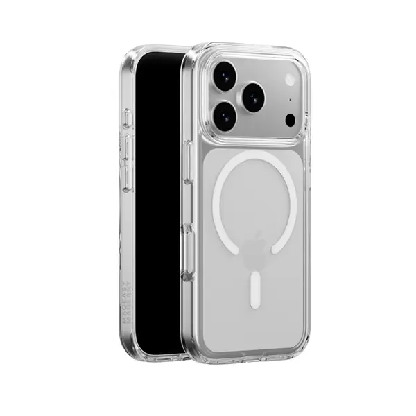 MAGEASY BRIGHT M CLEAR CASE FOR IPHONE 17 PRO-TRANSPARENT/WHTIE RING - Image 8