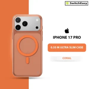 SWITCHEASY 0.35 M ULTRA SLIM CASE FOR IPHONE 17 PRO-CORAL