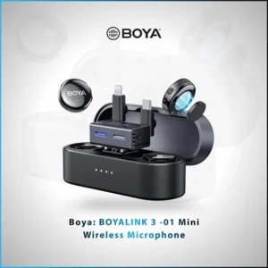 BOYA BOYALINK 3-01 MINI WIRELESS MICROPHONE SYSTEM