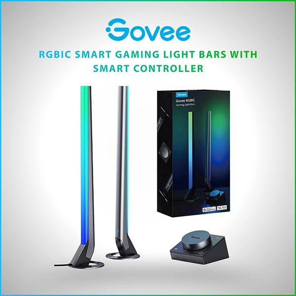 GOVEE RGBIC SMART GAMING LIGHT BARS WITH SMART CONTROLLER
