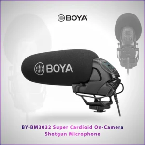 BOYA BY-BM3032 SUPER CARDIOID ON-CAMERA SHOTGUN MICROPHONE