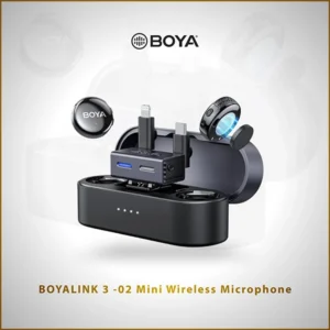BOYA BOYALINK 3-02 MINI WIRELESS MICROPHONE SYSTEM