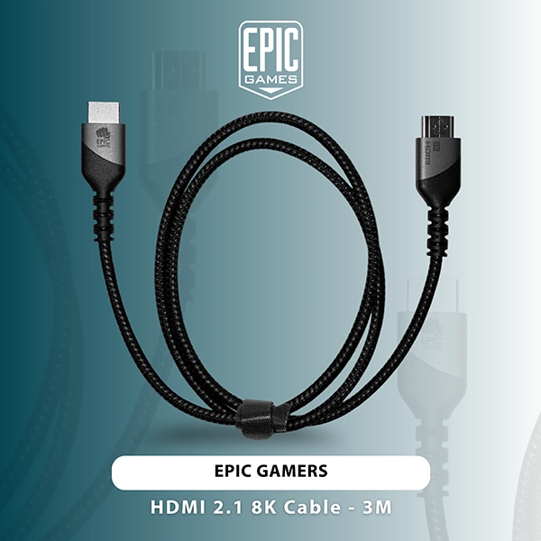 EPIC GAMERS HDMI 2.1 8K CABLE 3M - SPEED HDMI CABLE