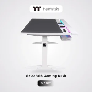 THERMALTAKE G700 RGB GAMING DESK – SNOW